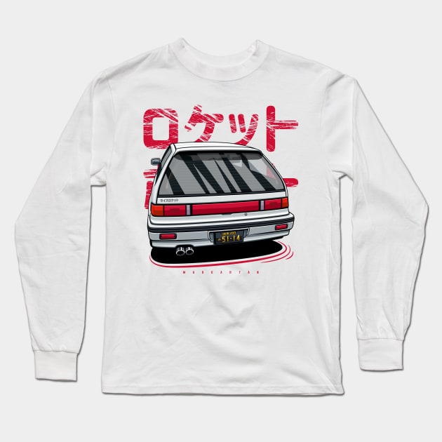 Civic EF9 Long Sleeve T-Shirt by Markaryan